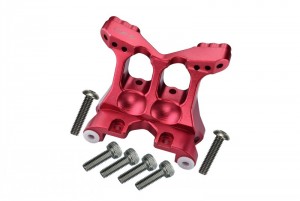 GPM BR028 ALUMINUM FRONT SHOCK MOUNT TEAM LOSI 1/10 BAJA REY DESERT TRUCK LOS03008 - RED - BR028-R