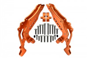 GPM BR030 ALUMINUM REAR SHOCK TOWER LOSI 1/10 BAJA REY DESERT TRUCK LOS03008 - ORANGE - BR030-OR