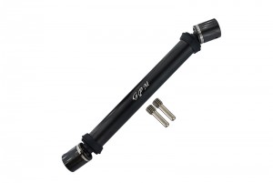 GPM BR037RSA ALUMINUM & STEEL REAR CVD DRIVE SHAFT LOSI 1/10 BAJA REY DESERT TRUCK LOS03008 - BLACK - BR037RSA-BK