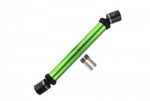 GPM BR037RSA ALUMINUM & STEEL REAR CVD DRIVE SHAFT LOSI 1/10 BAJA REY DESERT TRUCK LOS03008 - GREEN - BR037RSA-G