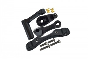 GPM BR048  ALUMINUM STEERING ASSEMBLY  LOSI 1/10 BAJA REY DESERT TRUCK LOS03008 - BR048-BK