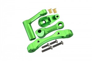 GPM BR048  ALUMINUM STEERING ASSEMBLY  LOSI 1/10 BAJA REY DESERT TRUCK LOS03008 - GREEN - BR048-G