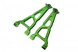 GPM BR054 ALUMINUM FRONT UPPER SUSPENSION ARM LOSI 1/10 BAJA REY DESERT TRUCK LOS03008 - GREEN - BR054-G