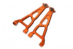 GPM BR054 ALUMINUM FRONT UPPER SUSPENSION ARM LOSI 1/10 BAJA REY DESERT TRUCK LOS03008 - BR054-OR