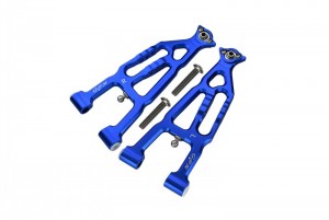 GPM BR055 ALUMINUM FRONT LOWER SUSPENSION ARM LOSI 1/10 BAJA REY DESERT TRUCK LOS03008 - BLUE - BR055-B