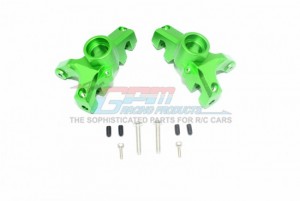 GPM RK021 ALUMINUM FRONT KNUCKLE ARMS LOSI 1/10 ROCK REY LOS03009T1/T2 - GREEN - RK021-G