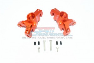 GPM RK021 ALUMINUM FRONT KNUCKLE ARMS LOSI 1/10 ROCK REY LOS03009T1/T2 - ORANGE - RK021-OR