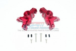 GPM RK021 ALUMINUM FRONT KNUCKLE ARMS LOSI 1/10 ROCK REY LOS03009T1/T2 - RED - RK021-R