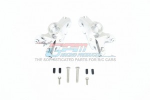 GPM RK021 ALUMINUM FRONT KNUCKLE ARMS LOSI 1/10 ROCK REY LOS03009T1/T2 - SILVER - RK021-S