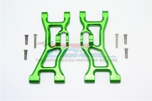 GPM RK055 ALUMINUM FRONT LOWER SUSPENSION ARM  LOSI 1/10 ROCK REY LOS03009T1/T2 - GREEN - RK055-G