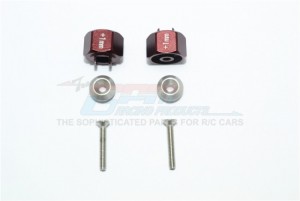 GPM ALUMINUM HEX ADAPTER (+1MM) TAMIYA 1/8 T3-01 DANCING RIDER-57405 - BROWN - T3010/+1MM-BR