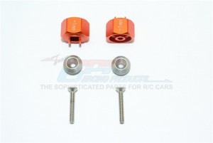 GPM ALUMINUM HEX ADAPTER (+1MM) TAMIYA 1/8 T3-01 DANCING RIDER-57405 - ORANGE - T3010/+1MM-OR