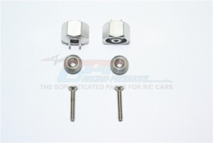 GPM ALUMINUM HEX ADAPTER (+1MM) TAMIYA 1/8 T3-01 DANCING RIDER-57405 - SILVER - T3010/+1MM-S