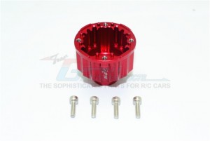 GPM TXM8011 ALUMINUM FRONT OR REAR DIFFERENTIAL CASE FOR 8S TRAXXAS 1/5 X-MAXX 8S MONSTER - Red - TXM8011-R