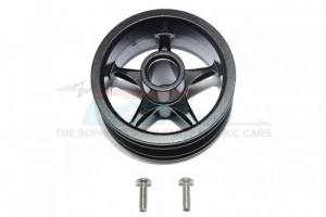 GPM ALUMINIUM FRONT WHEEL (5 POLES DESIGN) TAMIYA 1/8 T3-01 DANCING RIDER-57405 - T3050F-BK