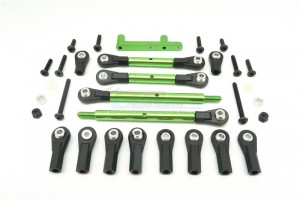 GPM CC161 ALLOY REAR ADJUSTABLE SUSPENSION LINKS 1/10 RC TAMIYA CC-01 - GREEN - CC161-G-BEBK