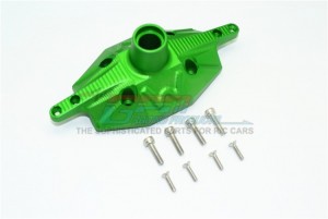 GPM SB013A ALUMINUM REAR AXLE CASE COVER TEAM LOSI 1/6 SUPER BAJA REY 4X4 - GREEN - SB013A-G