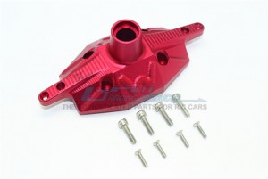GPM SB013A ALUMINUM REAR AXLE CASE COVER TEAM LOSI 1/6 SUPER BAJA REY 4X4 - RED - SB013A-R