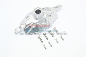 GPM SB013A ALUMINUM REAR AXLE CASE COVER TEAM LOSI 1/6 SUPER BAJA REY 4X4 - SILVER - SB013A-S