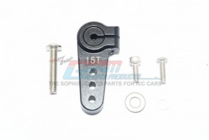 GPM SB015TSH ALUMINUM ADJUSTABLE 15T SERVO HORN TEAM LOSI 1/6 SUPER BAJA REY 4X4 - SB015TSH-BK