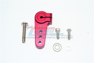 GPM SB015TSH ALUMINUM ADJUSTABLE 15T SERVO HORN TEAM LOSI 1/6 SUPER BAJA REY 4X4 - RED - SB015TSH-R