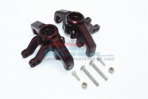 GPM SB021 ALUMINUM FRONT KNUCKLE ARMS TEAM LOSI 1/6 SUPER BAJA REY 4X4 - BROWN - SB021-BR