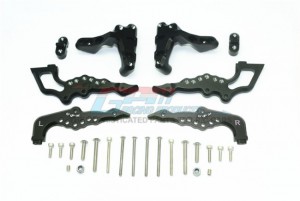 GPM SB030 ALUMINUM REAR DAMPER MOUNT TEAM LOSI 1/6 SUPER BAJA REY 4X4 - SB030-BK