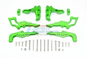 GPM SB030 ALUMINUM REAR DAMPER MOUNT TEAM LOSI 1/6 SUPER BAJA REY 4X4 - SB030-G