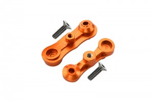 GPM SB048A ALUMINUM STABILIZING MOUNT FOR STEERING ASSEMBLY TEAM LOSI 1/6 SUPER BAJA REY 4X4 - ORANGE - SB048A-OR