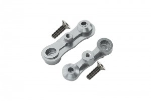 GPM SB048A ALUMINUM STABILIZING MOUNT FOR STEERING ASSEMBLY TEAM LOSI 1/6 SUPER BAJA REY 4X4 - SILVER - SB048A-S