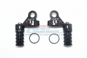 GPM SB100F/R/L ALUMINUM DAMPER CAP W. PIGGYBACK RESERVOIRS TEAM LOSI 1/6 SUPER BAJA REY 4X4 - SB100F/R/L-BK