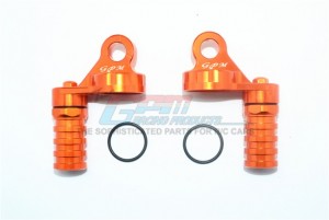 GPM SB100F/R/L ALUMINUM DAMPER CAP W. PIGGYBACK RESERVOIRS TEAM LOSI 1/6 SUPER BAJA REY 4X4 - SB100F/R/L-OR