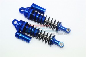 GPM SB132F/L-B-BK ALUMINUM FRONT L-SHAPE SHOCKS 132mm TEAM LOSI 1/6 SUPER BAJA REY 4X4 - SB132F/L-B-BK