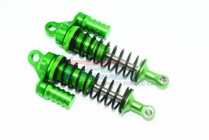 GPM SB132F/L-B-BK ALUMINUM FRONT L-SHAPE SHOCKS 132mm TEAM LOSI 1/6 SUPER BAJA REY 4X4 - GREEN - SB132F/L-G-BK