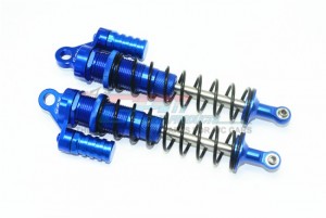 GPM SB170R/L ALUMINUM REAR L-SHAPE SHOCKS (170MM) TEAM LOSI 1/6 SUPER BAJA REY 4X4 - BLUE - SB170R/L-B-BK