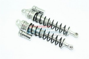 GPM SB170R/L ALUMINUM REAR L-SHAPE SHOCKS (170MM) TEAM LOSI 1/6 SUPER BAJA REY 4X4 - SILVER - SB170R/L-S-BK