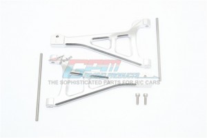 GPM ER2054 ALUMINUM FRONT UPPER SUSPENSION ARM TRAXXAS-1/10 E-REVO VXL 86086-4 - SILVER - ER2054-S