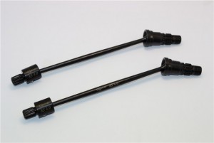 HARDEN STEEL #45 CVD FOR FRONT OR REAR WHEEL SHAFT TRAXXAS 1/5 X-MAXX 8S MONSTER - TXM812160S-BK