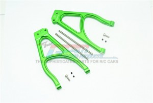GPM ALUMINUM REAR UPPER SUSPENSION ARM TRAXXAS-1/10 E-REVO VXL 86086-4 - GREEN - ER2057-G