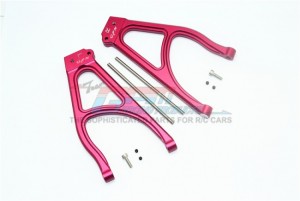 GPM ALUMINUM REAR UPPER SUSPENSION ARM TRAXXAS-1/10 E-REVO VXL 86086-4 - RED - ER2057-R