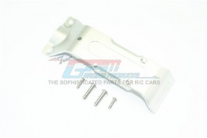 GPM ER2331R ALUMINUM REAR SKID PLATE TRAXXAS-1/10 E-REVO VXL 86086-4 - SILVER - ER2331R-S