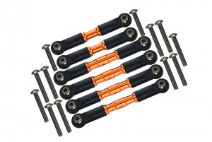 GPM MAG160 ALUMINIUM TIE RODS ARRMA 1/10 GRANITE 4X4 MEGA MOSTER TRUCK - ORANGE - MAG160-OR-BEBK