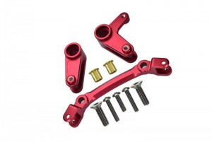 GPM MAG048 ALUMINUM STEERING ASSEMBLY ARRMA 1/10 GRANITE 4X4 MEGA MOSTER TRUCK - RED - MAG048-R