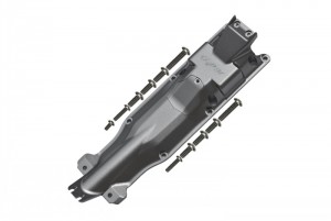 GPM ER2331M ALUMINUM 3D SKID PLATE FOR MIDDLE OF CHASSIS TRAXXAS E-REVO MONSTER 56087 - SILVER - ER2331M-S