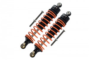 GPM MAG102F ALUMINUM FRONT HEAVY-DUTY ADJUSTABLE DAMPER (102MM) 1/10 GRANITE 4X4 MEGA MOSTER TRUCK - MAG102F-BK-OR