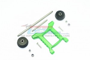 GPM MAB040R ALUMINUM REAR ADJUSTABLE WHEELIE ARRMA1/10 GRANITE 4X4 MEGA MOSTER / 1/10 BIG ROCK CREW CAB - GREEN - MAB040R-G