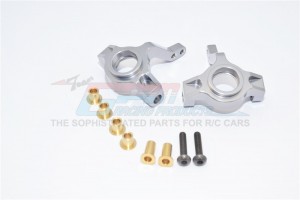 GPM SCX021 ALLOY FRONT KNUCKLE ARM AXIAL SCX-10 HONCHO - GUN SILVER - SCX021-GS