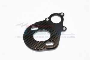 GPM MJ018 ALUMINIUM MOTOR PLATE FOR AX10  SCORPION SCX10, WRAITH, SMT10 - MJ018-BK