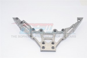 GPM YT015 ALUMINIUM GEAR BOX & CHASSIS MOUNT AXIAL YETI ROCK RACER - GUN SILVER - YT015-GS