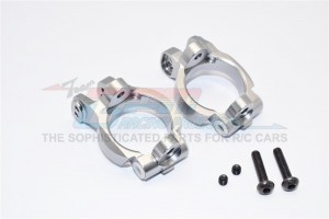 GPM YT019 ALUMINIUM FRONT C-HUB  AXIAL YETI ROCK RACER - GUN SILVER - YT019-GS